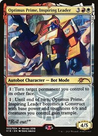 Optimus Prime, Inspiring Leader [Unique and Miscellaneous Promos] | Nerdhalla Games