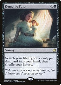 Demonic Tutor (J20) [Judge Promos] | Nerdhalla Games