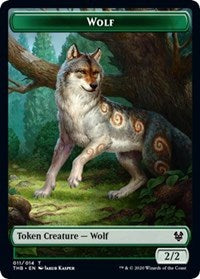 Wolf Token [Theros Beyond Death] | Nerdhalla Games