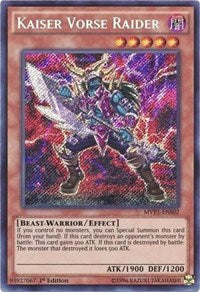 Kaiser Vorse Raider [MVP1-ENS02] Secret Rare | Nerdhalla Games