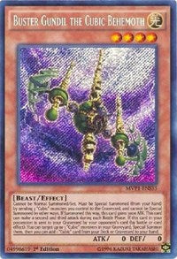 Buster Gundil the Cubic Behemoth [MVP1-ENS35] Secret Rare | Nerdhalla Games