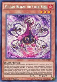 Vulcan Dragni the Cubic King [MVP1-ENS37] Secret Rare | Nerdhalla Games