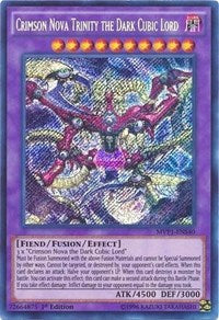 Crimson Nova Trinity the Dark Cubic Lord [MVP1-ENS40] Secret Rare | Nerdhalla Games