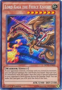 Lord Gaia the Fierce Knight [MVP1-ENS50] Secret Rare | Nerdhalla Games