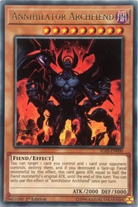 Annihilator Archfiend [IGAS-EN000] Rare | Nerdhalla Games