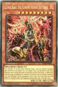 Gizmek Kaku, the Supreme Shining Sky Stag [IGAS-EN024] Secret Rare | Nerdhalla Games