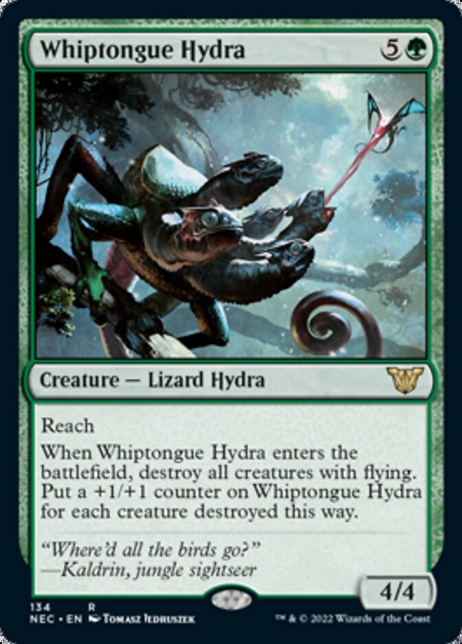 Whiptongue Hydra [Kamigawa: Neon Dynasty Commander] | Nerdhalla Games