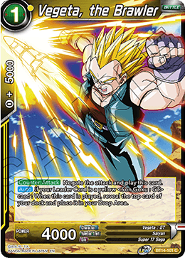 Vegeta, the Brawler (BT14-101) [Cross Spirits] | Nerdhalla Games