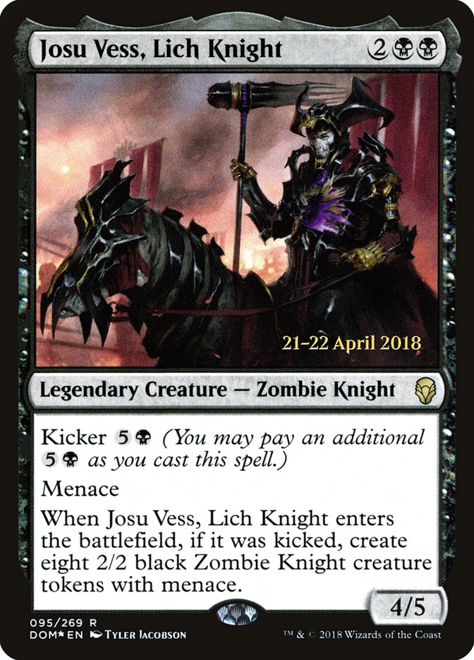 Josu Vess, Lich Knight  [Dominaria Prerelease Promos] | Nerdhalla Games