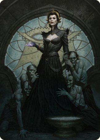 Liliana of the Veil Art Card [Dominaria United Art Series] | Nerdhalla Games