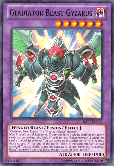 Gladiator Beast Gyzarus [BATT-EN008] Starfoil Rare | Nerdhalla Games