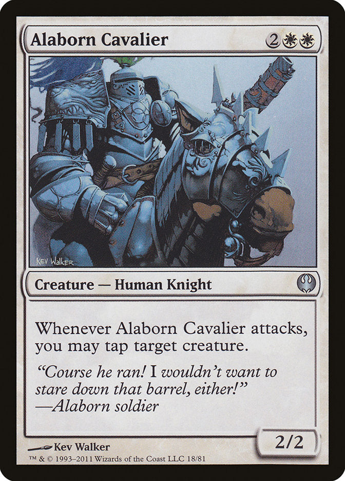 Alaborn Cavalier [Duel Decks: Knights vs. Dragons] | Nerdhalla Games