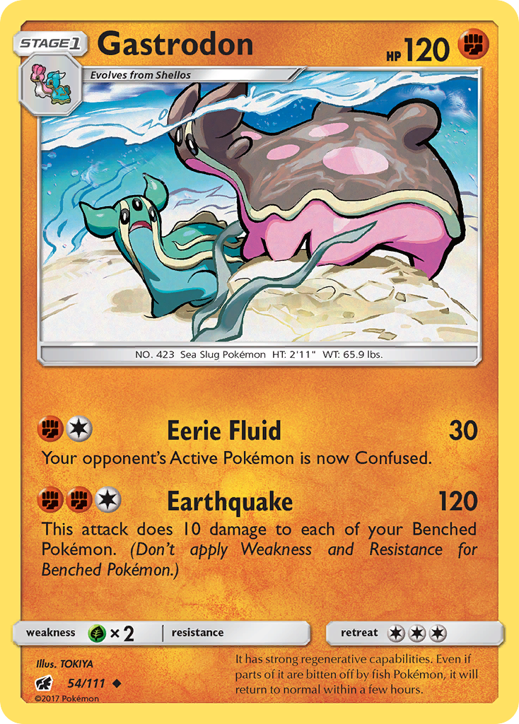 Gastrodon (54/111) [Sun & Moon: Crimson Invasion] | Nerdhalla Games