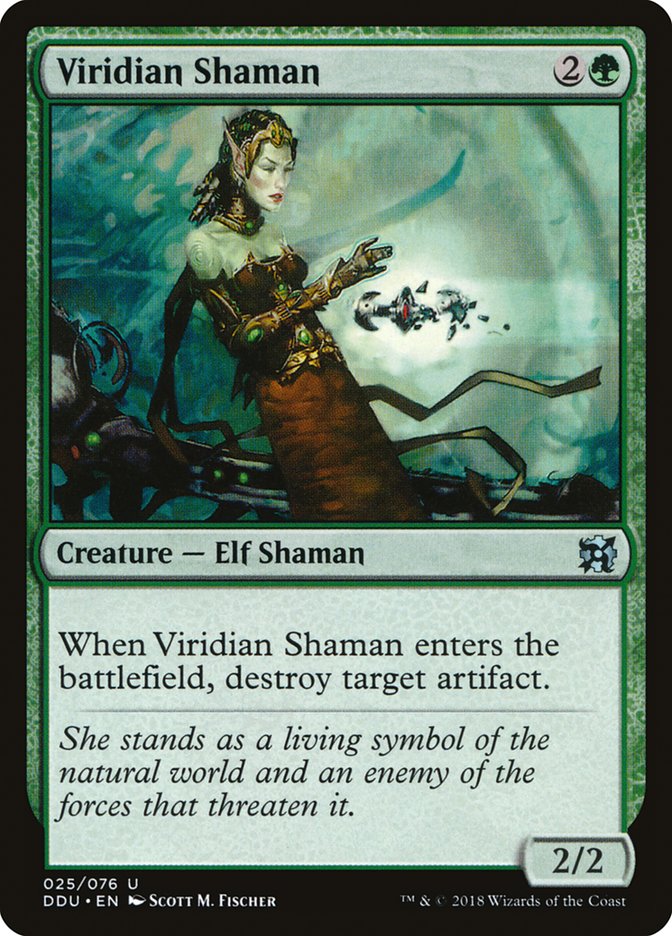 Viridian Shaman [Duel Decks: Elves vs. Inventors] | Nerdhalla Games