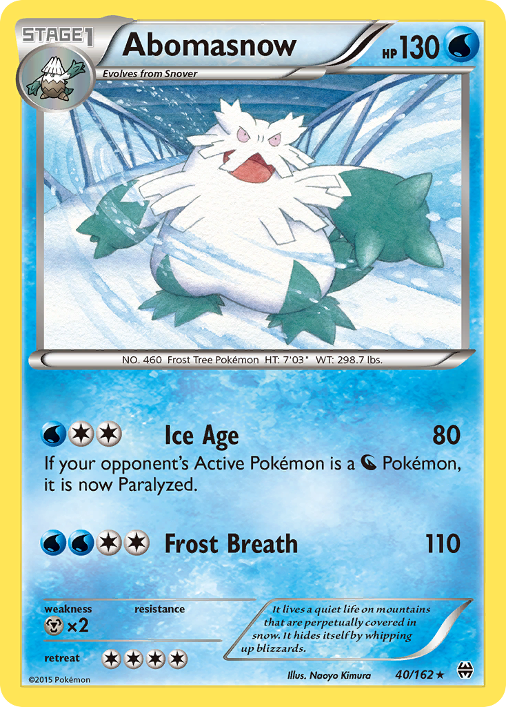 Abomasnow (40/162) [XY: BREAKthrough] | Nerdhalla Games