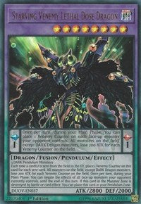 Starving Venemy Lethal Dose Dragon [DUOV-EN037] Ultra Rare | Nerdhalla Games