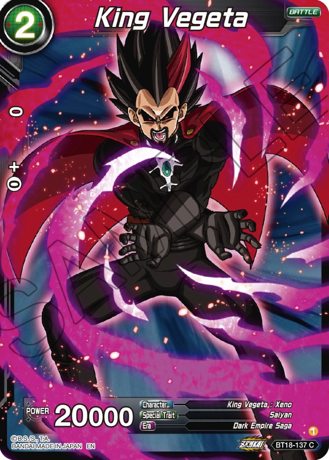 King Vegeta (BT18-137) [Dawn of the Z-Legends] | Nerdhalla Games