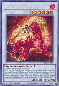 Adamancipator Risen - Leonite [SESL-EN007] Secret Rare | Nerdhalla Games