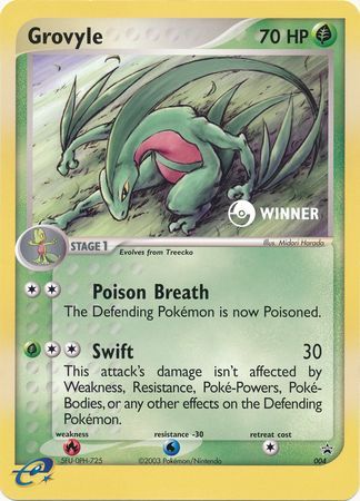 Grovyle (004) (Jumbo Card) [Nintendo: Black Star Promos] | Nerdhalla Games