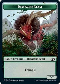 Dinosaur Beast Token [Ikoria: Lair of Behemoths] | Nerdhalla Games