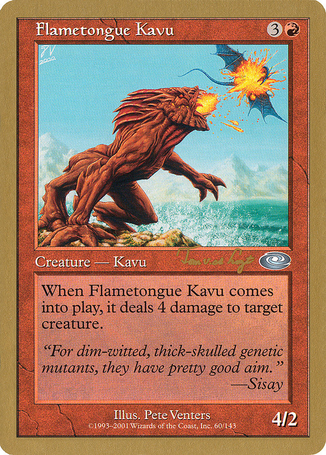 Flametongue Kavu (Tom van de Logt) [World Championship Decks 2001] | Nerdhalla Games