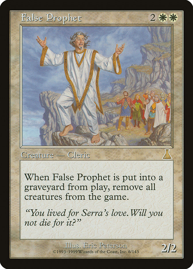 False Prophet [Urza's Destiny] | Nerdhalla Games