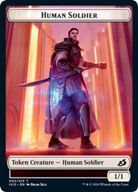 Human Soldier (005) // Zombie Double-sided Token [Commander 2020] | Nerdhalla Games