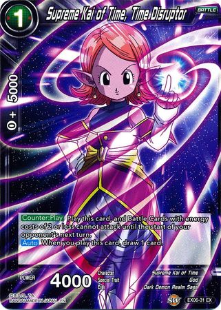 Supreme Kai of Time, Time Disruptor [EX06-31] | Nerdhalla Games