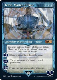 Teferi, Master of Time (Showcase) (291) [Core Set 2021] | Nerdhalla Games