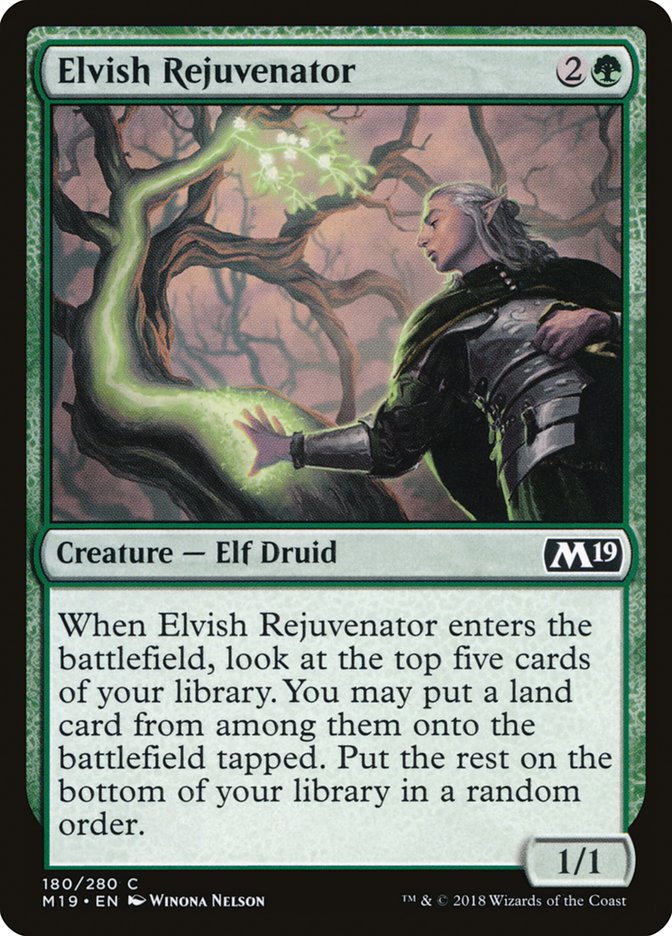 Elvish Rejuvenator [Core Set 2019] | Nerdhalla Games