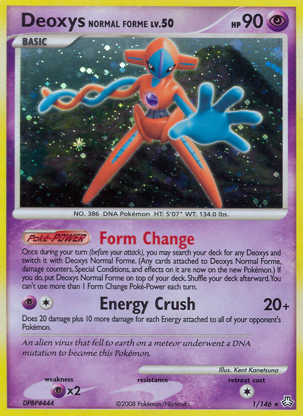 Deoxys Normal Forme (1/146) [Diamond & Pearl: Legends Awakened] | Nerdhalla Games