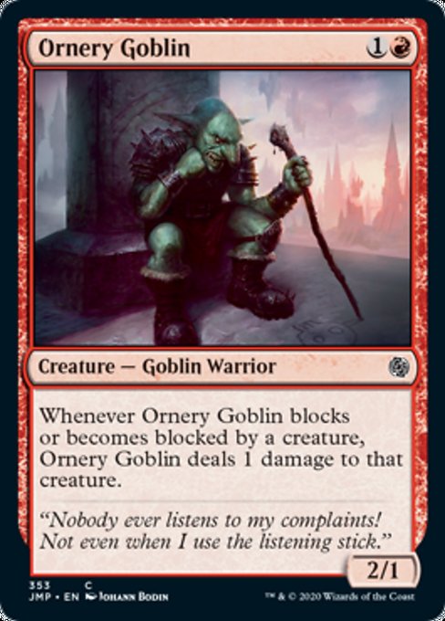 Ornery Goblin [Jumpstart] | Nerdhalla Games