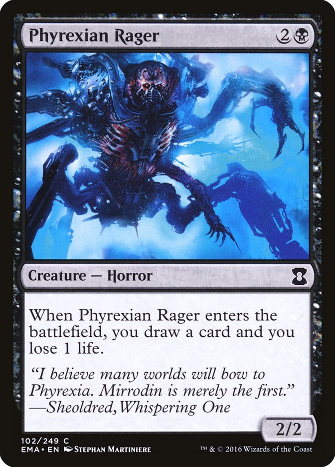 Phyrexian Rager [Eternal Masters] | Nerdhalla Games