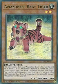 Amazoness Baby Tiger (Green) [LDS1-EN023] Ultra Rare | Nerdhalla Games