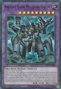 Ancient Gear Megaton Golem (Blue) [LDS1-EN088] Ultra Rare | Nerdhalla Games