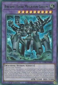 Ancient Gear Megaton Golem (Green) [LDS1-EN088] Ultra Rare | Nerdhalla Games