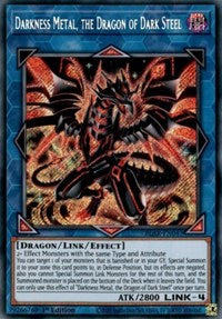 Darkness Metal, the Dragon of Dark Steel [BLAR-EN047] Secret Rare | Nerdhalla Games