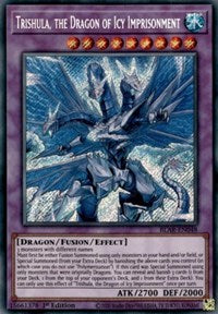 Trishula, the Dragon of Icy Imprisonment [BLAR-EN048] Secret Rare | Nerdhalla Games