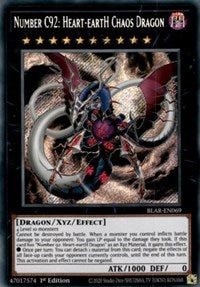 Number C92: Heart-eartH Chaos Dragon [BLAR-EN069] Secret Rare | Nerdhalla Games