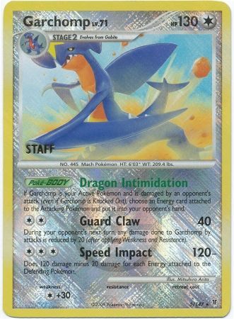 Garchomp (5/147) (Championship Promo Staff) [Platinum: Supreme Victors] | Nerdhalla Games