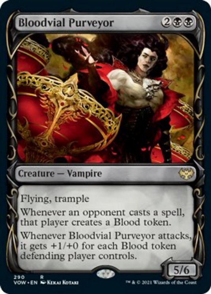 Bloodvial Purveyor (Showcase Fang Frame) [Innistrad: Crimson Vow] | Nerdhalla Games