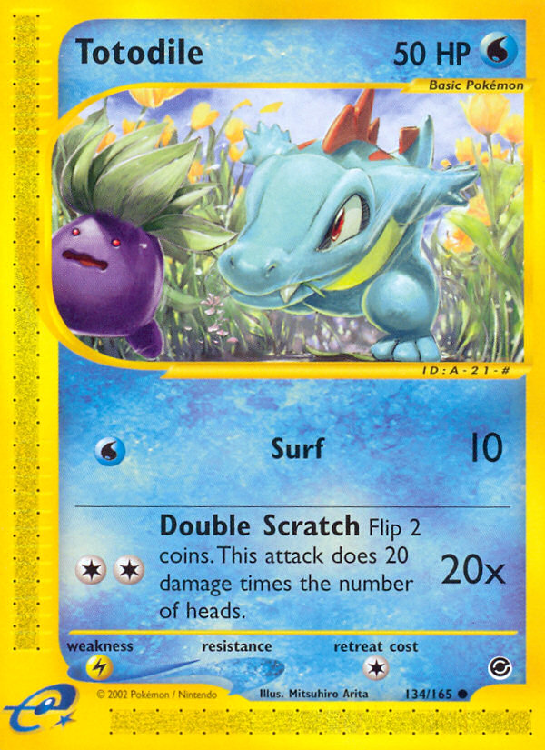 Totodile (134/165) [Expedition: Base Set] | Nerdhalla Games