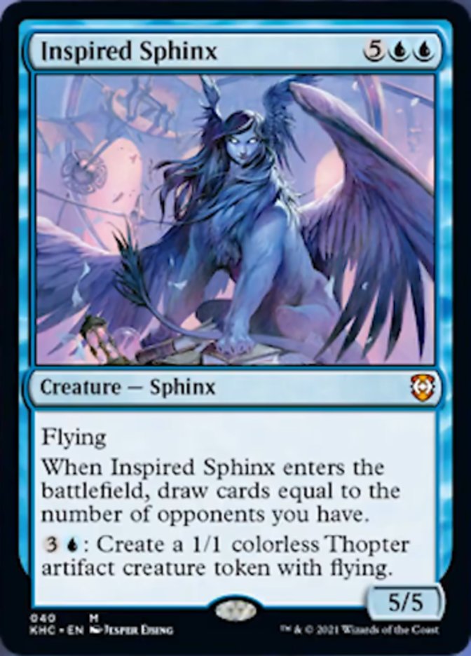 Inspired Sphinx [Kaldheim Commander] | Nerdhalla Games