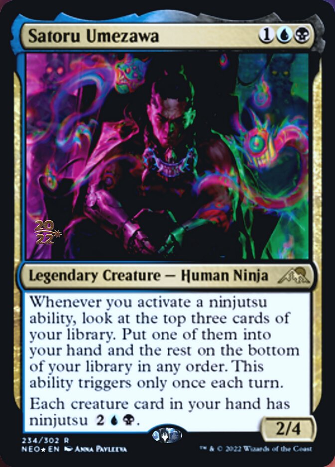 Satoru Umezawa [Kamigawa: Neon Dynasty Prerelease Promos] | Nerdhalla Games