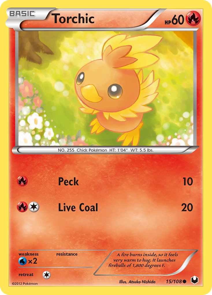 Torchic (15/108) [Black & White: Dark Explorers] | Nerdhalla Games