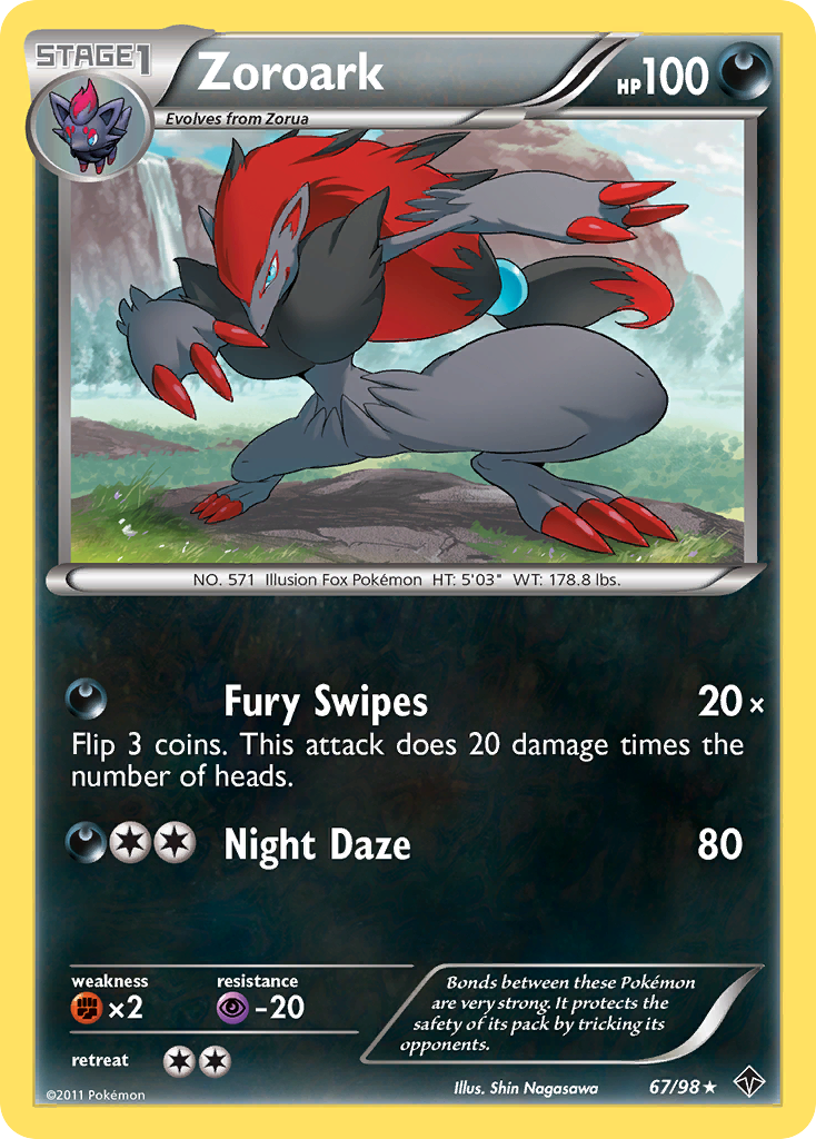 Zoroark (67/98) [Black & White: Emerging Powers] | Nerdhalla Games