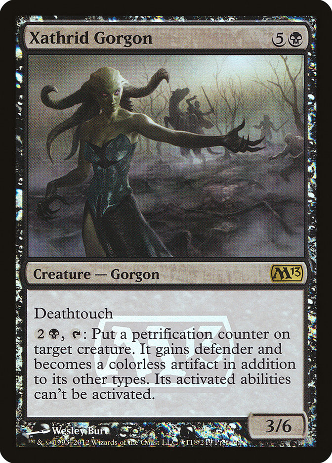 Xathrid Gorgon [Magic 2013 Prerelease Promos] | Nerdhalla Games