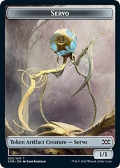 Servo // Treasure Double-sided Token [Double Masters] | Nerdhalla Games