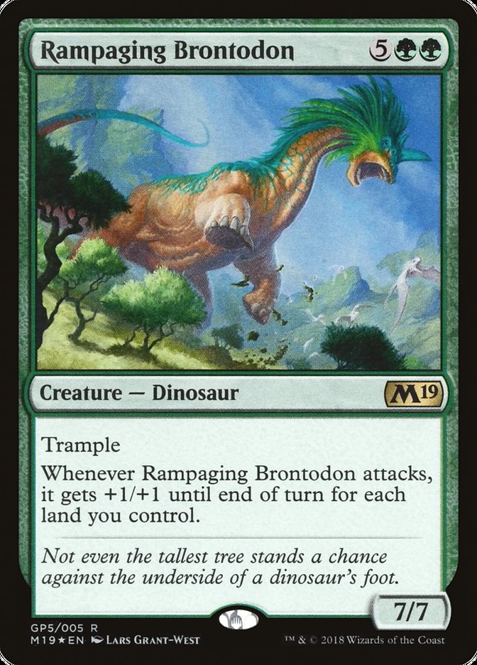 Rampaging Brontodon [M19 Gift Pack] | Nerdhalla Games