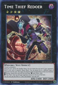 Time Thief Redoer [MP20-EN040] Prismatic Secret Rare | Nerdhalla Games